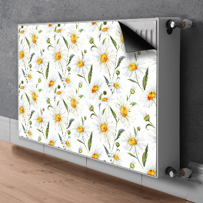 Magnetic radiator mat Chamomile field