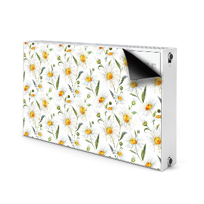 Magnetic radiator mat Chamomile field