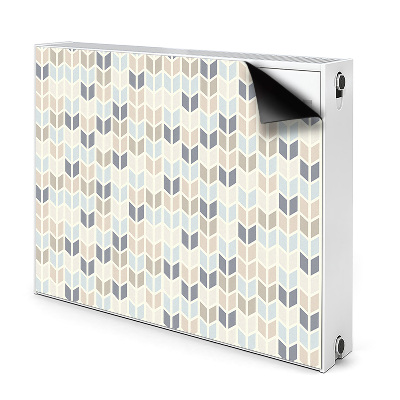 Magnetic radiator mat Geometric texture