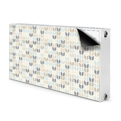 Magnetic radiator mat Geometric texture