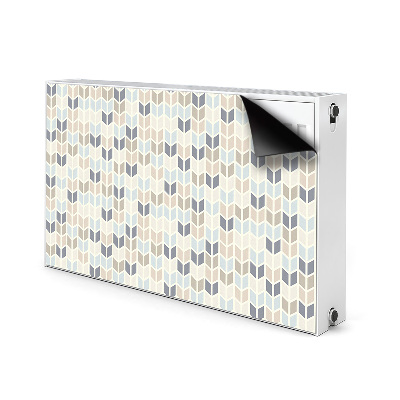 Magnetic radiator mat Geometric texture