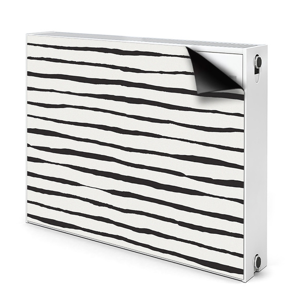 Radiator cover Black lines