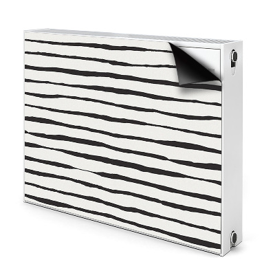 Radiator cover Black lines