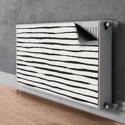 Radiator cover Black lines