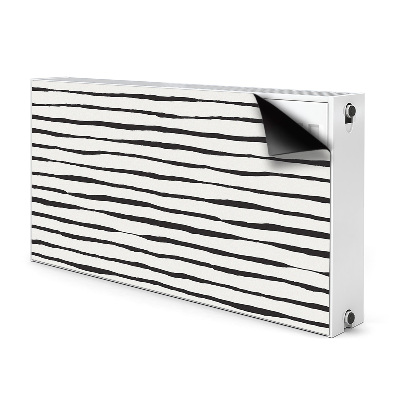 Radiator cover Black lines