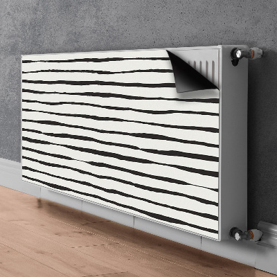 Radiator cover Black lines