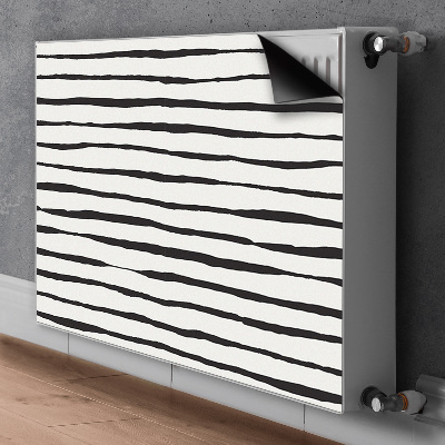 Radiator cover Black lines