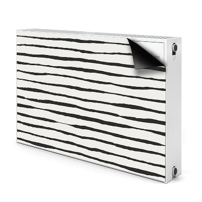 Radiator cover Black lines