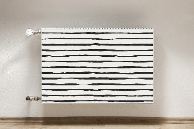 Radiator cover Black lines