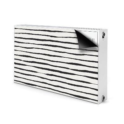 Radiator cover Black lines