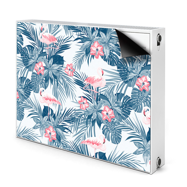 Magnetic radiator mat Flamingos and stains