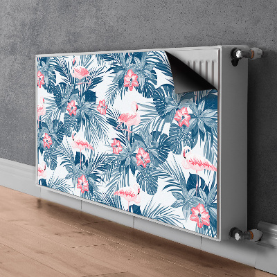 Magnetic radiator mat Flamingos and stains