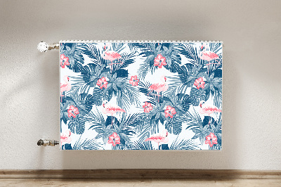 Magnetic radiator mat Flamingos and stains