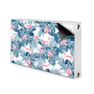 Magnetic radiator mat Flamingos and stains