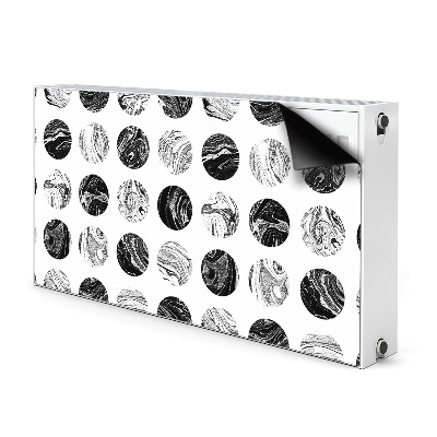 Magnetic radiator mat Patterned moon