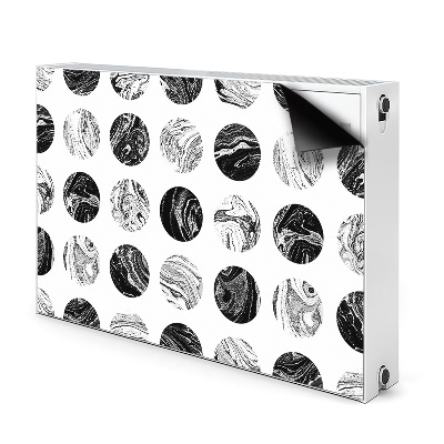 Magnetic radiator mat Patterned moon