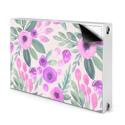 Printed radiator mat Floral pattern