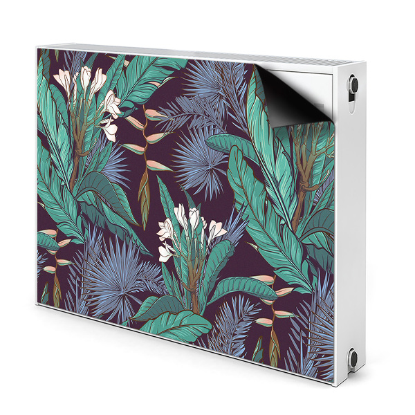 Decorative radiator cover Tropical jungle