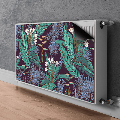 Decorative radiator cover Tropical jungle