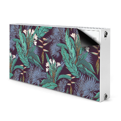 Decorative radiator cover Tropical jungle