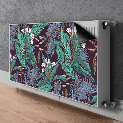 Decorative radiator cover Tropical jungle