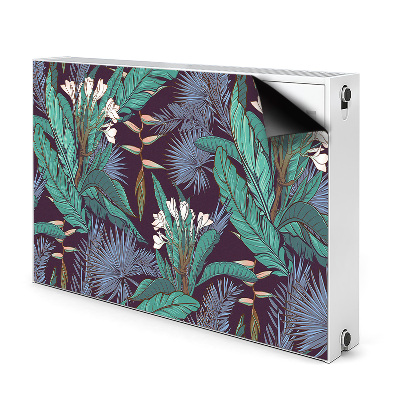 Decorative radiator cover Tropical jungle