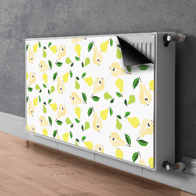 Magnetic radiator mat Yellow pears