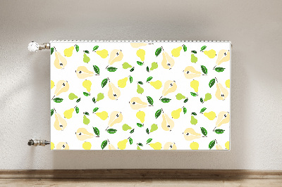 Magnetic radiator mat Yellow pears