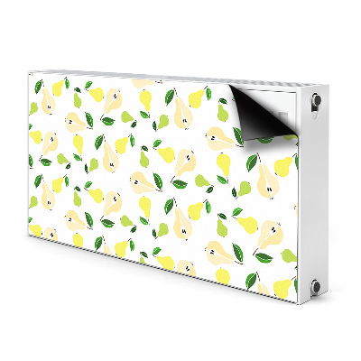 Magnetic radiator mat Yellow pears