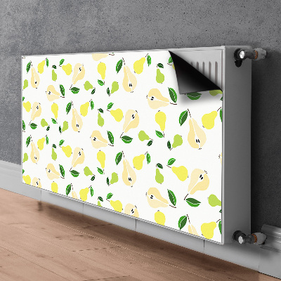 Magnetic radiator mat Yellow pears