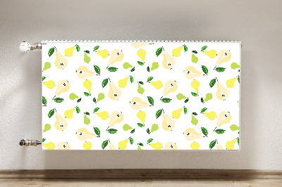 Magnetic radiator mat Yellow pears