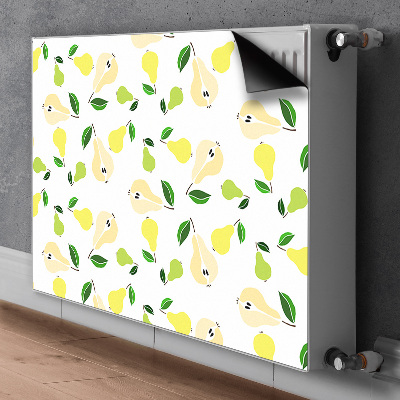 Magnetic radiator mat Yellow pears