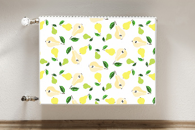 Magnetic radiator mat Yellow pears