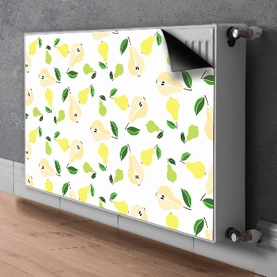 Magnetic radiator mat Yellow pears