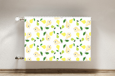 Magnetic radiator mat Yellow pears