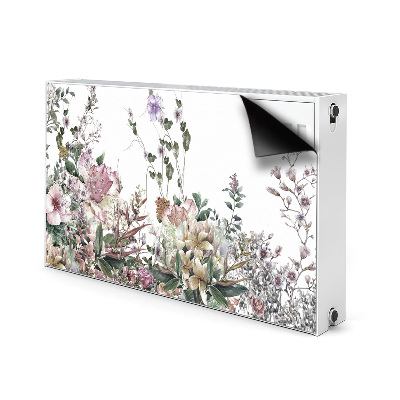 Decorative radiator mat Pastel garden