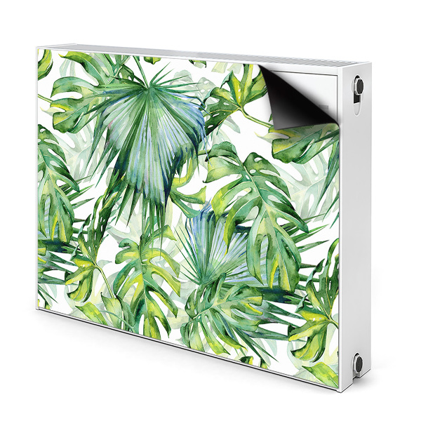 Magnetic radiator mat Dense jungle