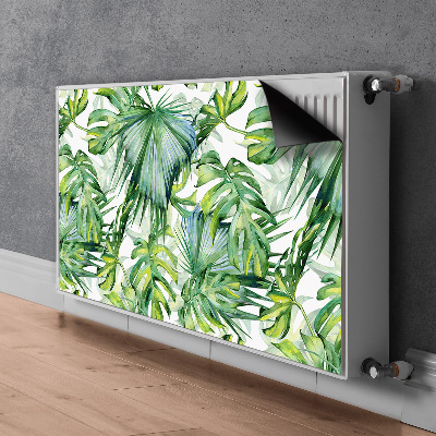 Magnetic radiator mat Dense jungle