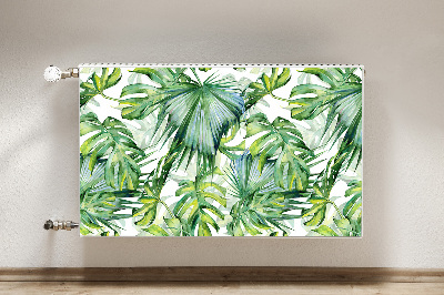 Magnetic radiator mat Dense jungle