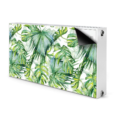 Magnetic radiator mat Dense jungle