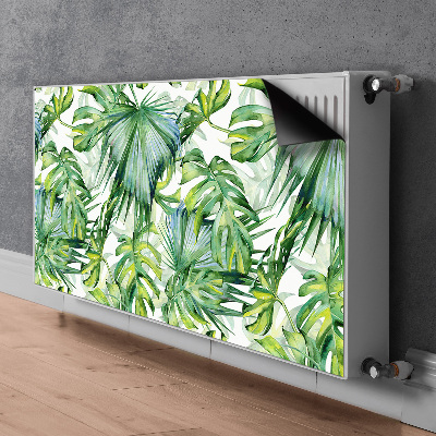 Magnetic radiator mat Dense jungle