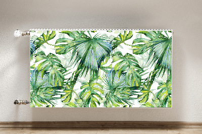 Magnetic radiator mat Dense jungle