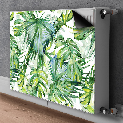 Magnetic radiator mat Dense jungle