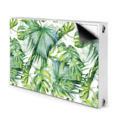 Magnetic radiator mat Dense jungle