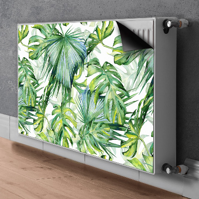 Magnetic radiator mat Dense jungle