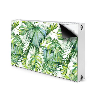 Magnetic radiator mat Dense jungle