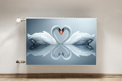 Magnetic radiator cover Swans