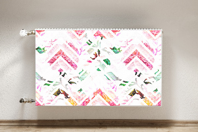 Printed radiator mat Floral shoemaker