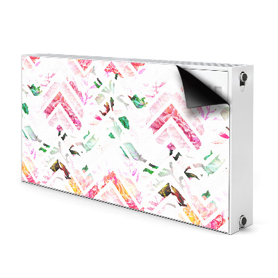 Printed radiator mat Floral shoemaker