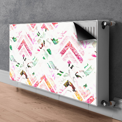 Printed radiator mat Floral shoemaker